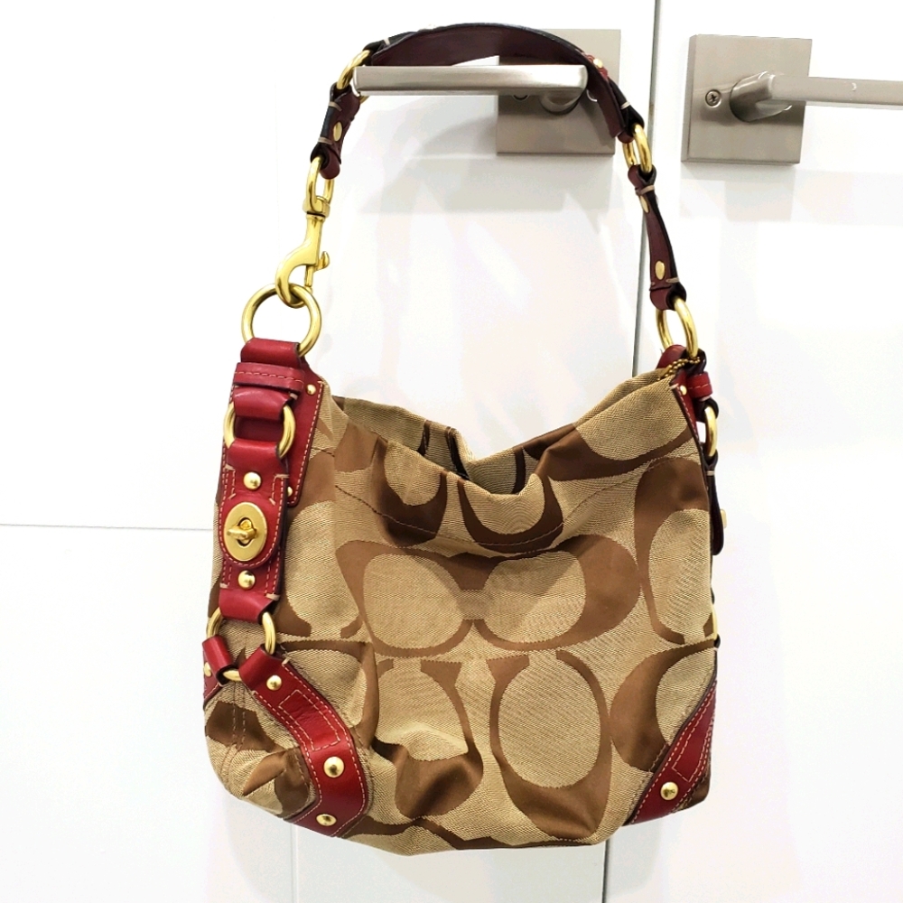 Coach classic canvas purse